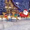 Nuevo letrero de suelo navideño con diseño de cachorro Grinch, letrero impermeable para césped de fiesta al aire libre, jardín