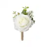 Amazon Temu Venda Quente Estilo Mori Boutonnière de Casamento para Noivo Noiva Corsage de Pulso Acessórios para Padrinho Madrinha Baile