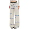 Pantalones Deportivos de Calle Hip-Hop de Moda Nuevos de Verano 2025 Estampado de Letras Pantalones Largos de Danza Jazz Pantalones Casuales de Pierna Ancha para Hombre