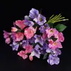Flores de Gladiolos Artificiales para Decoraciones de Boda, Arreglos Florales, Decoración de Salón de Bodas, Flores Falsas para Decoración del Hogar, Arte Floral, Lirios Extranjeros