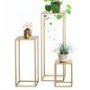 Suporte simples para vitrine de loja de roupas Prateleira para vaso de flores interno Prateleira de armazenamento para corredor de chão Mesa de água Canto Mesa lateral