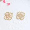 Ins Gato Japonés Flor de Cerezo Aleación Colgante DIY Joyería Hecha a Mano Mano Collar Aretes Accesorios Colgantes Material