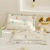Funda de almohada infantil de Tencel clase A, Funda de almohada de dibujos animados de seda helada, Funda interior para núcleo de almohada de bebé de verano 30x50, Funda interior para núcleo de almohada 40x60