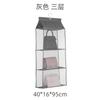 Bolsa de Almacenamiento Bolsa Colgante Tridimensional Bolsa de Tela para Montar en la Pared Malla Antipolvo Multicapa Bolsa de Almacenamiento Plegable