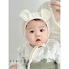 Gorro de Bebé Primavera y Otoño Lindo Súper Lindo Orejitas Protegiendo la Fontanela del Bebé Gorro Fetal para Niños y Niñas Ins de Moda