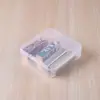 Variedad de caja de almacenamiento cuadrada de plástico transparente caja pequeña vacía de PP caja de embalaje para anzuelos de pesca piezas de equipo de pesca caja de joyería