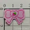 Etiqueta Tejida de Tela con Patrón de Flores de Postre de Dibujos Animados Etiqueta de Tela Decoración para Ropa Pasador de Pelo Bufanda Parche Decoración Materiales Venta al por Mayor