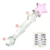 Palo de Masturbación de Cristal para Mujeres, Bolas para Punto G y Anal, Herramienta Sexual de Vidrio, Dispositivo Vibratorio para Punto G