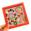 Pulseras Navideñas Más Vendidas, Pulseras Hechas a Mano, Pulseras Coloridas, Regalos de Navidad, Joyería Versátil al por Mayor, Joyería para Niños