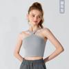 Ropa interior deportiva para correr, a prueba de golpes, para yoga, belleza, espalda, sujetador de secado rápido, chaleco, ropa de yoga para fitness, ropa interior de verano para colgar al cuello.