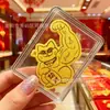 Oro Puro 999 Oro 2mg Pegatina para Teléfono Móvil Pegatina Dorada Creativa que Atrae la Fortuna Regalo Souvenir Regalo de Promoción para Transmisiones en Vivo Hoja de Oro