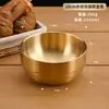 Tazón de arroz de acero inoxidable 304, comercial de doble capa aislado, anticaída, tazón de sopa para niños y estudiantes, tazón de arroz estilo coreano, tazón de arroz para cafetería