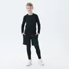 Ropa interior de compresión para niños capa base ropa deportiva para entrenamiento capa base de combate ropa para entrenamiento físico ropa para niños conjunto de ropa de compresión