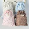 Bolsa de Almacenamiento Grande con Estampado de Moños de Pana Fresco y Dulce Bolsa para Regalos y Dulces Bolsa para Clasificación de Artículos Varios