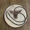 Explosões de Comércio Exterior Viking Retrô Pingente Corvo Preto Colar Hip Hop Punk Colar de Runa Viking Joias Atacado