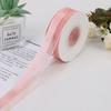2.5cm versión coreana del nuevo tul brumoso hecho a mano material para envolver regalos DIY flores cinta accesorios para el cabello pinza para el pelo cinta
