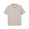 Camisa Polo de Punto para Hombre Mo Maike Camiseta para Hombre Color Sólido Algodón Peinado Camiseta Básica Solapa Manga Corta para Hombre 77011
