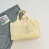 Bolso Tote Bordado Simple Estilo Nuevo 2026 Transfronterizo para Mujer, Gran Capacidad, Bolso de Mano Ligero, Bolso de Hombro, Bolso para Viaje Diario para Mujer