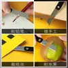 Sacapuntas de Metal, Cúter de Papelería, Cortador de Papel para Estudiantes, Sacapuntas Grande, Cúter de Utilidad, Navaja Plegable, Cúter de Manualidades