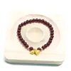 Pulsera de granate de dos generaciones pulsera de semilla de loto loto diseño de nicho simple exquisito para regalo de amigos y novias