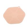 Alfombrilla aislante hexagonal de silicona creativa con líneas, mantel para mesa, doméstico, antideslizante, impermeable, resistente a altas temperaturas, posavasos para tazón de sopa