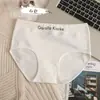 Calcinha Feminina de Algodão Puro Cintura Média, Antibacteriana de Seda, Confortável e Respirável, Tanga Esportiva para Meninas e Estudantes, Não Marca e Não Aperta