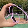 Óculos de Sol Polarizados de Silicone para Crianças Meninas Ano Cruzamento Estilo Coreano Europeu e Americano Avançado Estilo Simples Óculos de Sol da Moda Crianças