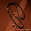 Xizang Corda Trançada Feita à Mão Corda para Pingente Thangka Corda para Pendurar Amuleto Budista Corda para Colar de Âmbar Corda para Pingente de Alta Qualidade Estilo Étnico