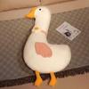 Boneca Ganso Pétala Super Macia Desenho Animado Almofada de Dormir Criativa Confortável e Fofa Pelúcia Grande para Abraçar as Pernas Ganso Venda por Atacado