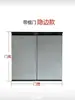 Porta de Armário de Cozinha com Moldura Porta de Aço Cristal Liga de Alumínio Porta de Fogão Renovação Porta de Armário Simples Cola Sem Furo Moldura Externa