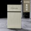 Caja de cigarrillos roja de metal antipresión Nai Fall Net, venta al por mayor de fábrica, 20 cajas de cigarrillos finas empaquetadas, paquete completo con letras de personalidad transfronterizas