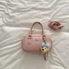 Bolso Pequeño Boston para Mujer Verano 2026 Nuevo Bolso de Mano Simple y de Moda Bolso Almohada Bolso Cruzado Informal Elegante