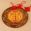 Decorações para Pendurar na Porta, Decorações para Janela, Decoração de Casa, Enfeites para Casa Nova, Pingente Redondo de Argila Vermelha, Bênção do Oficial Celestial