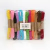 Venta Caliente Transfronteriza Cuerda de Papel de Doble Hilo 10m /12 Rollos/Paquete Empaque de Color Mixto Set de Cuerda de Papel Raffia Colorida