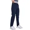 Outono 2026 Novas Calças Casuais Masculinas Azuis Resistentes a Amassados Sem Ferro Slim Fit Retas Calças Sociais para Homens Jovens e de Meia-Idade