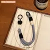 Colgante de Cordón Multifuncional de Colores, Correa Personalizada Anticaída para Teléfono, Llavero, Correa Larga Tejida Trendy de Dopamina para Bolso