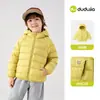 Chaqueta ligera de plumón para niños Little ToastDudu, abrigo de invierno grueso para niños, ropa de invierno, tops de moda para niñas