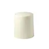 Lixeira na cor creme para banheiro, sala de estar, cozinha de casa, luxo leve, tipo pedal, quarto, com tampa, grande capacidade, porta-papel