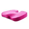 Cojín de silla lavable de espuma viscoelástica, grueso y resistente a la suciedad, cojín de asiento de espuma viscoelástica para sentarse a largo plazo en verano, almohadilla de soporte para coxis y glúteos