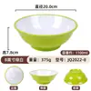 Tazón Comercial de Melamina Doble Color para Fideos, Engrosado, Resistente al Calor, Irrompible, Tazón de Bambú para Fideos, Tazón Especial para Restaurantes de Fideos, Tazón de Sopa Ramen Estilo Chino