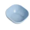 Cuenco casero de paja de trigo para salsas, cuenco y brocheta para restaurante de hot pot, condimento para pollo, cuenco pequeño cuadrado de plástico, al por mayor