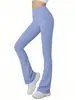 Pantalones de Yoga Lulu Mismo Estilo para Mujer, de Cintura Alta, Adelgazantes, que Favorecen la Figura, Pantalones Acampanados Deportivos para Fitness, en Stock Venta al por Mayor
