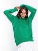 042 AliExpress Amazon transfronterizo suéter europeo y americano otoño e invierno suelto popular suéter de cuello alto para mujer