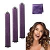 Herramienta Popular Transfronteriza de Goma con 3 Ganchos para Rizos, Rizador sin Calor, Herramienta Grande para Rizos de Cabello Ondulado, Herramienta para Rizos al Dormir
