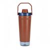 Vaso Batidor Transfronterizo de 20 oz Taza Aislada de Acero Inoxidable con Almacenamiento y Asa Portátil para Exteriores Botella de Agua para Fitness y Deportes