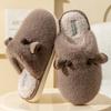 Pantufas de Algodão Fofas Estilo Gato para Homens, Novo Modelo Inverno 2026, Pantufas de Algodão Quentes e Antiderrapantes de Pelúcia para Casa, Par para Casais para Mulheres
