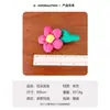 Lindo pasador de flor para niños para niñas, pinza para el flequillo lateral de la frente, pinza de pico de pato pequeña de girasol brillante