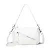 Bolso Transfronterizo de Cuero Suave con Patrón de Lichi para Mujer, Bolso Cruzado Simple Nuevo, Bolso de Hombro Versátil, Bolso Cuadrado Pequeño Portátil de Moda para el Viaje Diario