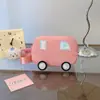 Bolsos Infantiles 2026 Nuevo Lindo Dibujo Animado Niño Bebé Coche Pequeño Bolso de Hombro Elegante Niñito Bolso Cruzado