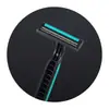 Navaja Desechable Suministros de Hotel Navaja de Afeitar Manual Portátil Hoja de Doble Capa Navaja Portátil para Hombres